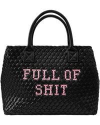Lilly Loves - Vegan Full Of Shit Woven Handbag - Lyst