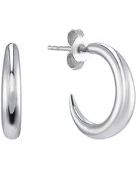 Auree - Alta Crescent Shaped Hoop Earrings - Lyst