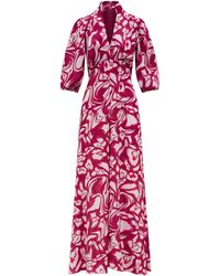 SIRENS - Elena Maxi Dress In Pink - Lyst