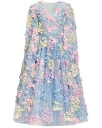 MATSOUR'I - Dress Hortensia With Detachable Sleeves Midi - Lyst