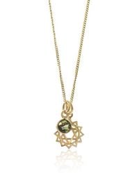 The Jewellery Store London - Heart Chakra/Anahata Chakra Charm Necklace - Lyst