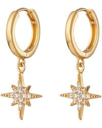 Scream Pretty - Starburst Hoop Earrings - Lyst
