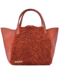 Owen Barry - Sheepskin Leather Grab Bag Hawes Burnt - Lyst
