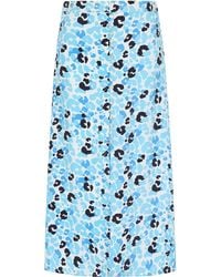 Mercy Delta - Moulton Skirt Pina Colada Aqua - Lyst