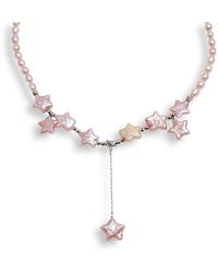 Ninemoo - Shooting Star Pearl Necklace - Lyst