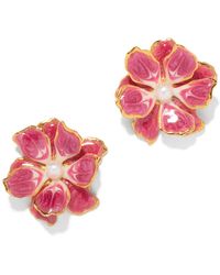 The Pink Reef - Small Double Floral - Lyst