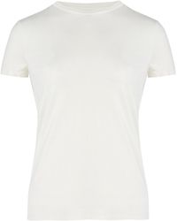 Pcfg - Neutrals Free Heaven Slim Fit Tshirt Blanc De Blanc - Lyst