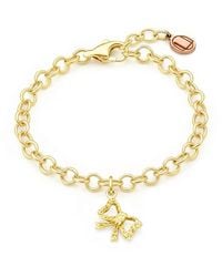 Unaloe - Vermeil Bow Detail Bracelet – Contemporary Jewelry - Lyst