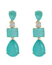 LÁTELITA London - Valentina Drop Earrings Paraiba Tourmaline - Lyst