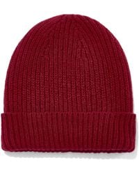 Paul James Knitwear - 100% Cashmere Ribbed Beanie Hat - Lyst
