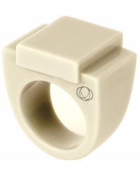 THE ROSE - Neutrals Greige Bague Urbone – Sculptural Ring - Lyst