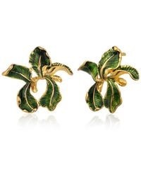 Milou Jewelry - Fleur De Lis Earrings - Lyst