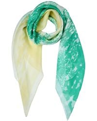 Ana Maison - Willow Reflection Silk Ggt Scarf - Lyst