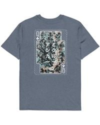 Anchor and Crew - Dark Heather Three Japan Gurafiku Organic Cotton T-Shirt - Lyst