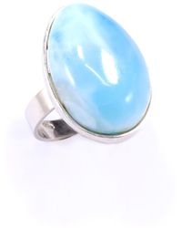 Mineralgems•Studio - Light- Larimar Ring Fail - Lyst