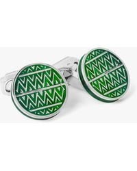 Tateossian - Thompson Cairo Cufflinks With Enamel - Lyst