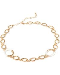 Retro Chic - Time Ripples Round Necklace - Lyst