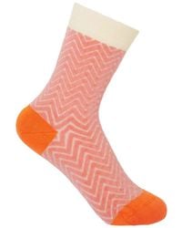 Peper Harow - Made in England - Zigzag Socks – - Lyst
