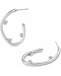 Rare Matters Jewelry - Sculpted Curve Hoops - Lyst