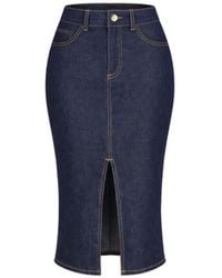 Maui X Lolita - Bronte Denim Corset Skirt - Lyst