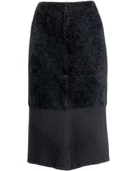 Maison Bogomil - Feather-Knit Pencil Skirt - Lyst