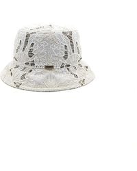 DORIA 1905 - Embroidery Fabric Bucket Hat - Lyst