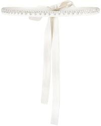 Tia Dorraine - Crystal-Embellished Belt - Lyst