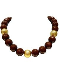Eyeconic by Samar Ajram - Chunky Bead Necklace - Lyst