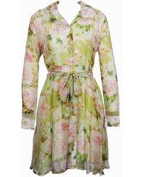 Flora by Alexandria - Floral Mini Dress - Lyst