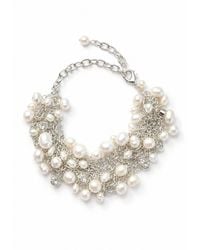 Saachi - Cascading Pearl Statement Bracelet - Lyst