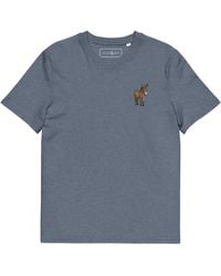 Anchor and Crew - Heather Smart Ass Actual Life Organic Cotton Embroidered T-Shirt - Lyst