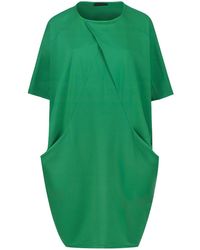 Conquista - Punto Di Roma Batwing Dress - Lyst