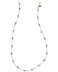 Farra - Star Shaped Gemstone With Freshwater Pearls Eye Glasses Chain - Lyst