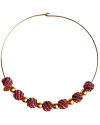 Iliana Arrazola - Magic Ball Necklace, Glass Beads, Beaded Jewelry - Lyst