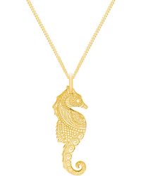 CarterGore - Medium Seahorse Pendant Necklace - Lyst