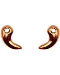 VicStoneNYC Fine Jewelry - Gok-Ock Rose Solid Stud Earrings - Lyst