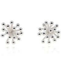 Janus Edinburgh - Heather Bloom Mini Flower Stud Earrings - Lyst