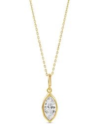 SHYMI - Victorian Style Marquise Pendant Necklace - Lyst