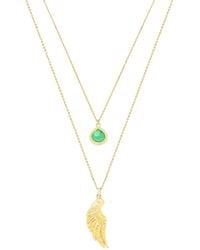 Seven Saints - Archangel Raphael Angel Of Healing Necklace - Lyst