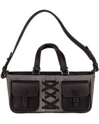 F3Rog by Rana - Suede East-West & Shoulder Leila Bag - Lyst