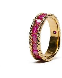 German Kabirski - Tiann Plated Ring With Raw Sapphire - Lyst