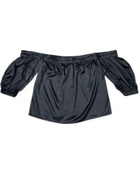 Lindsay Nicholas New York - Silk Off The Shoulder Top - Lyst