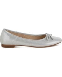 Rag & Co - Agshin Metallic Ballet Flats - Lyst