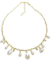 Miss Cecilia - Isla Fresh Water Pearl Necklace - Lyst