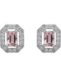 LÁTELITA London - Whistledown Gemstone Stud Earrings Morganite - Lyst