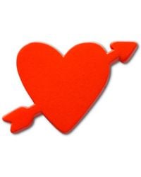 Make Heads Turn - Enamel Pin Heart With Arrow - Lyst