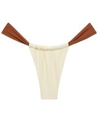 Montce - Neutrals Oat Terracotta Binded Sandra Bikini Bottom - Lyst