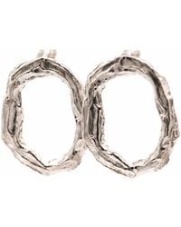 De Roms - The Dusk Molten Stud Earrings - Lyst
