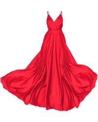 Angelika Jozefczyk - Satin Long Evening Dress - Lyst