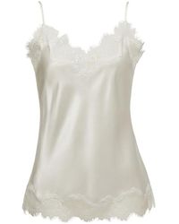 SAINTED SISTERS - Scarlett Ivory Camisole - Lyst